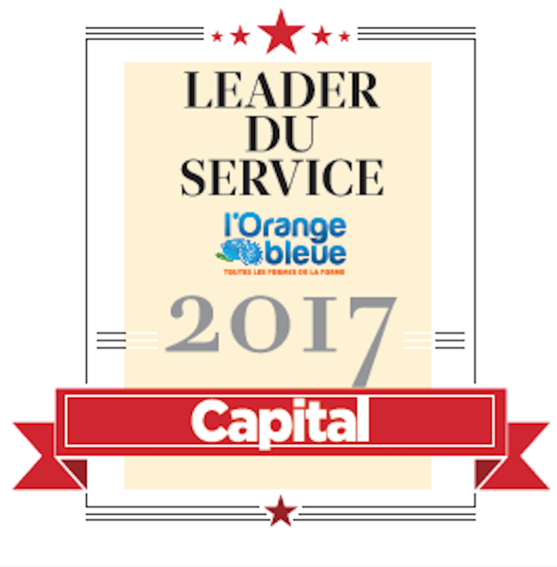 L’Orange Bleue reçoit le label « Leader du service 2017 ».