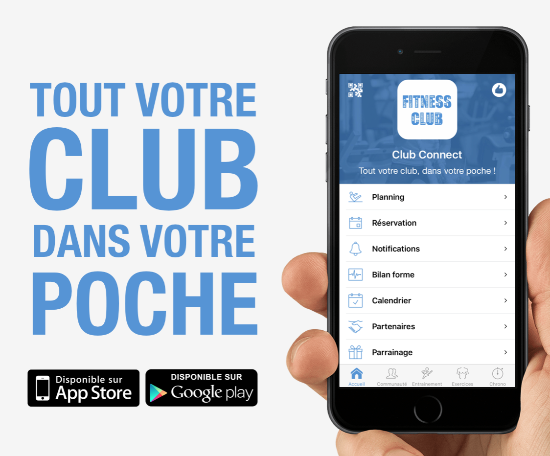Elles arrivent : les applis pour clubs de fitness !