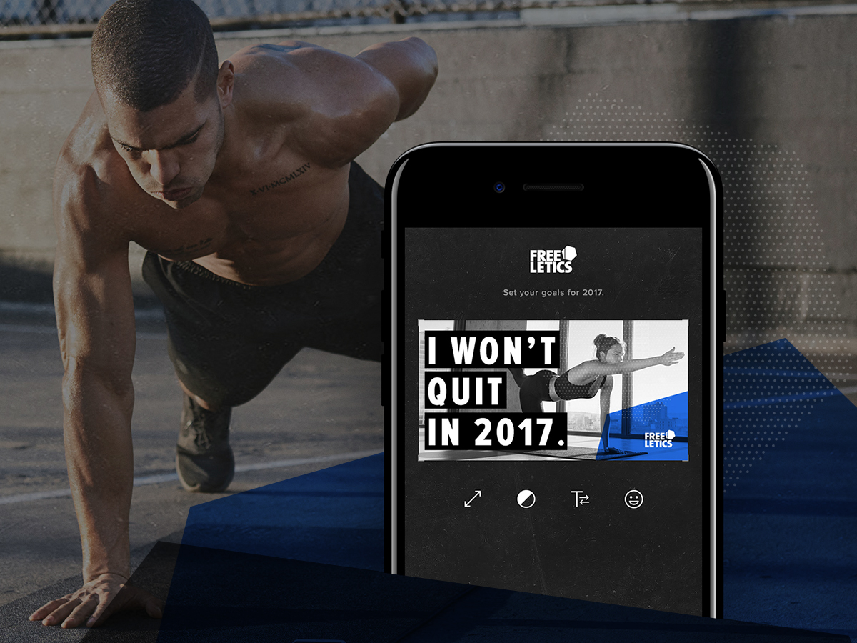 La campagne de Freeletics pour la nouvelle année…