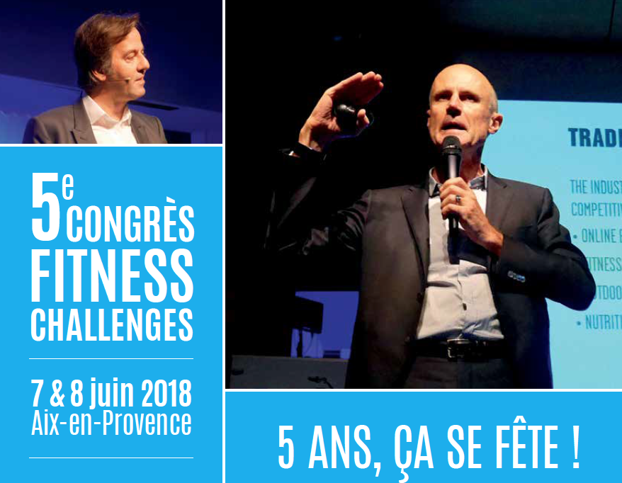 5ème Congrès Fitness Challenges – 07 et 08 juin 2018 à Aix-en-Provence !