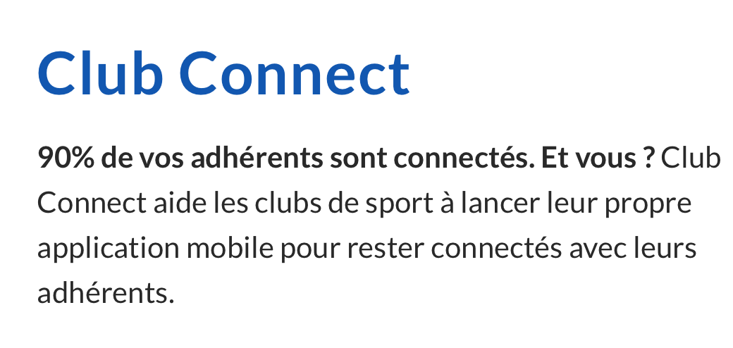 L’appli Connect : Prospectez et fidélisez !