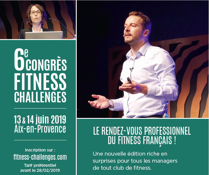 6ème Congrès Fitness Challenges : Les inscriptions sont ouvertes !