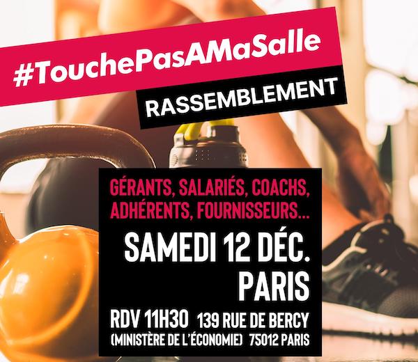 Clubs de fitness, coachs et amoureux du sport… Tous unis le 12 décembre prochain !