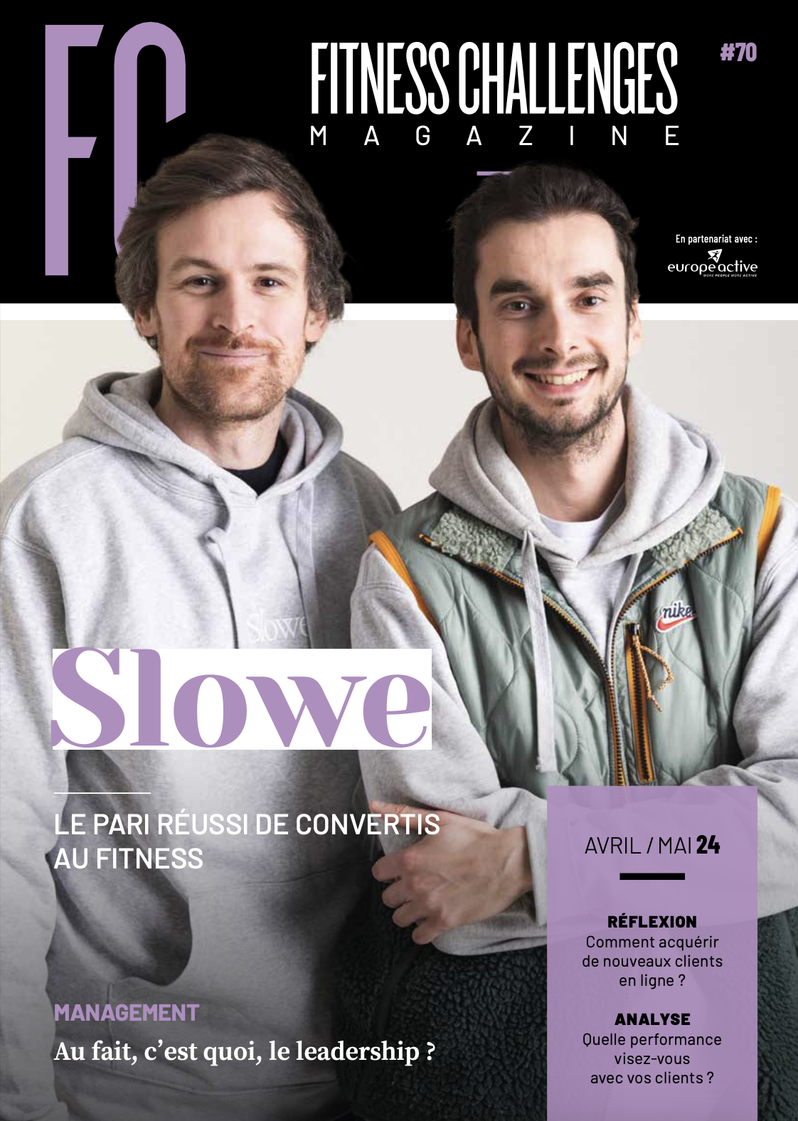 Slowe, le pari réussi de convertis au fitness